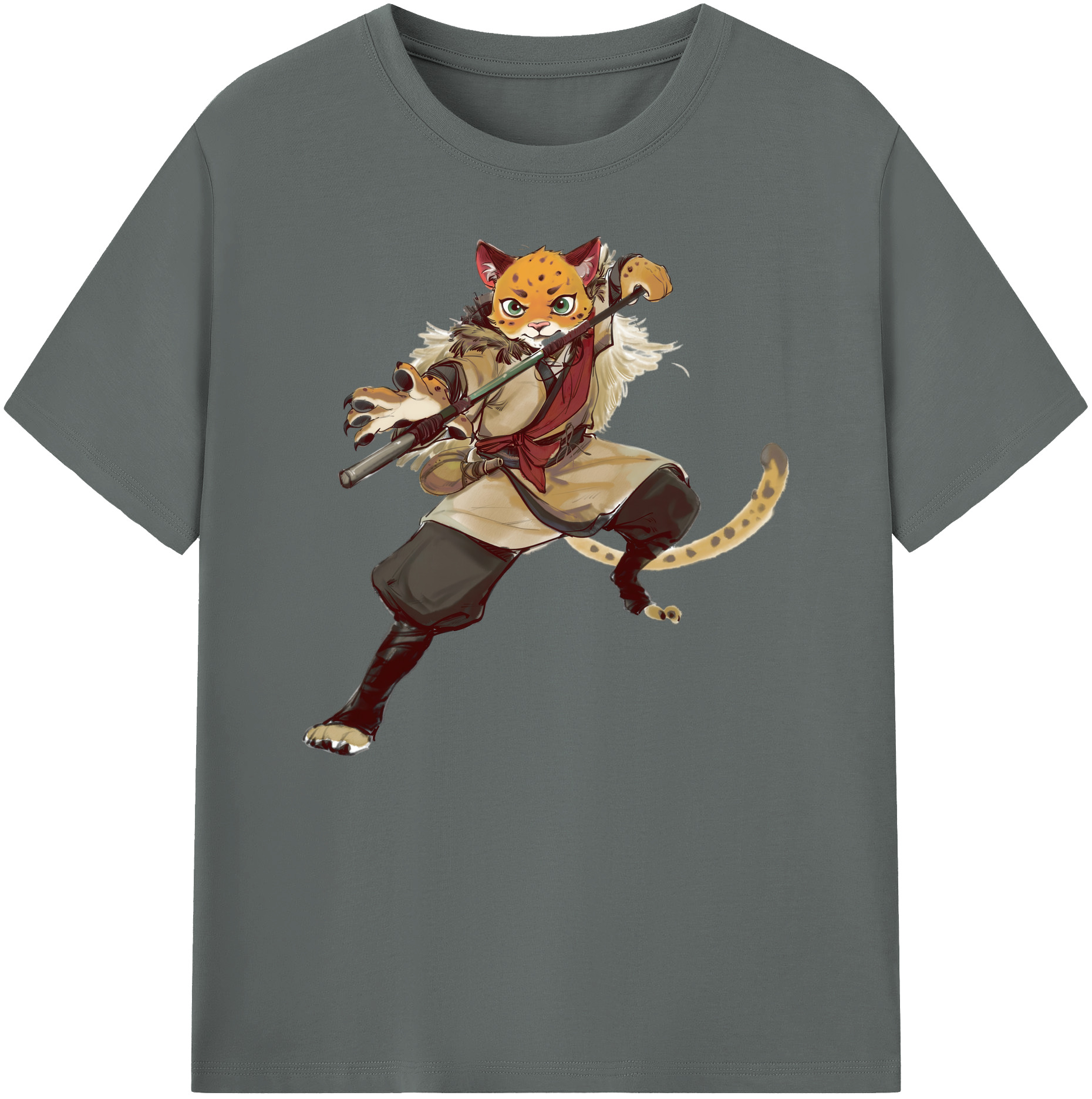 （画像用） Ne Zha 2 ナタ 魔童の大暴れ 綿100％ メンズ半袖Tシャツ｜肌触りやわらか＆通気性